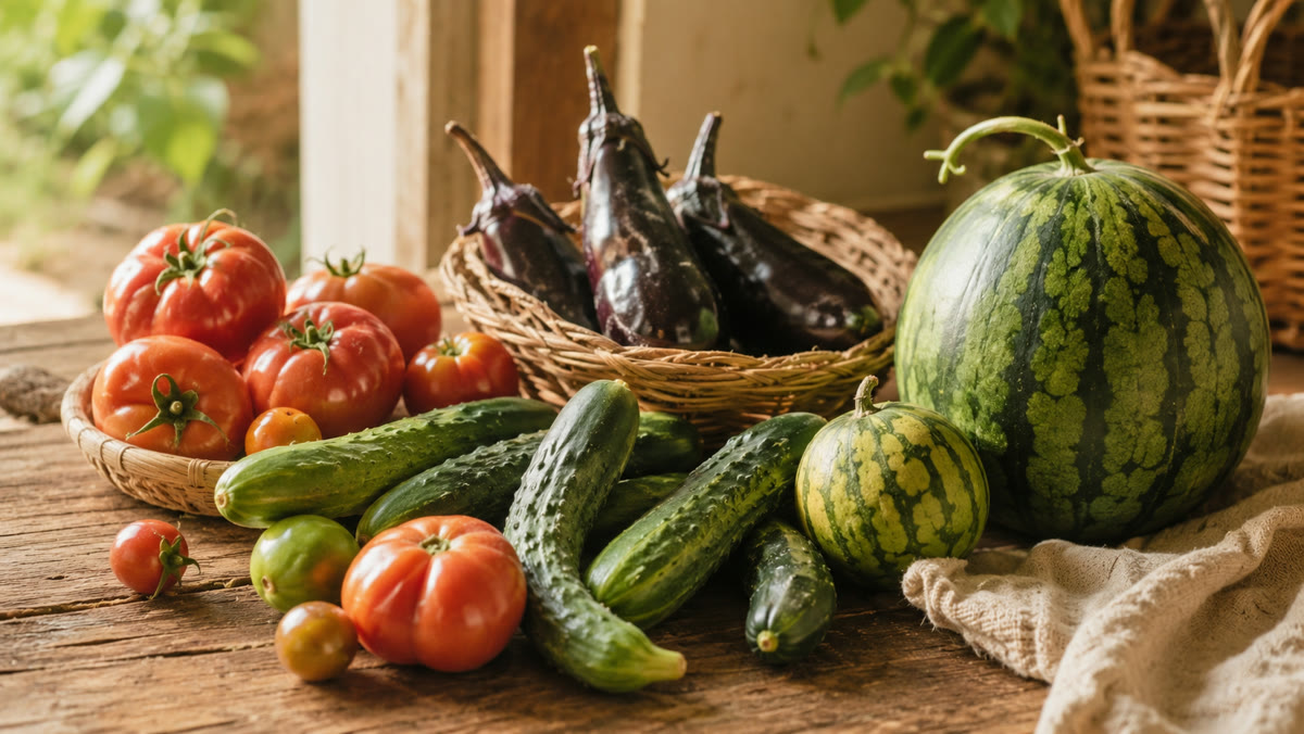 形が悪い夏野菜ほど、美味しいんです